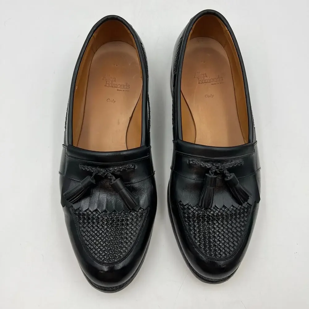 Allen Edmonds Cody Tassel Loafer Leather Black 1809 Wide